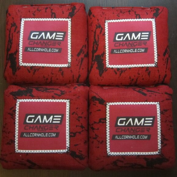 All Cornhole Bags - Game Changer - Red - ACL Pro - Picture 1 of 2